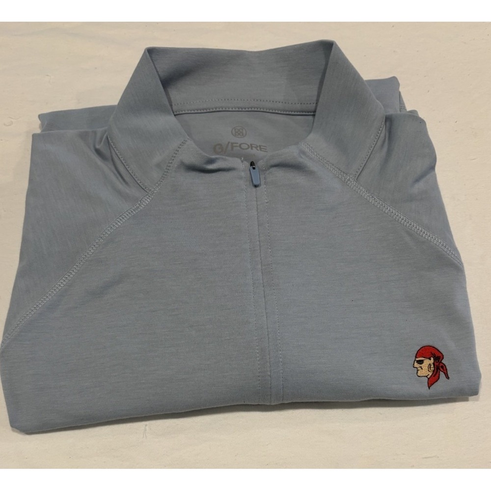 G/Fore Gasparilla Inn And Club 1/4 Zip Lightweight Pullover Gray Men's XL
